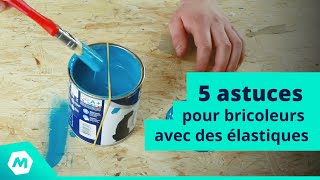 5 astuces pour bricoleurs avec des élastiques Tuto ManoMano [upl. by Anaiuq]