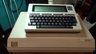 DECtalk DTC01 and Tandy TRS80 Model 100 Singing quotXanaduquot [upl. by Thorpe]