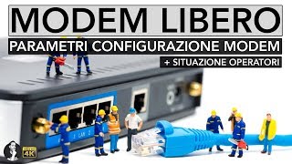 MODEM LIBERO  COSA STANNO FACENDO GLI OPERATORI   PARAMETRI CONFIGURAZIONE MODEM [upl. by Ojeitak]