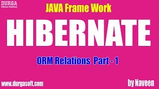 Hibernate tutorial  ORM Relations Part  1 by Naveen [upl. by Ayota340]