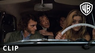 Inherent Vice  quotMaybe You Shouldnt Be Driving Thenquot Clip  Official Warner Bros UK [upl. by Clementine]