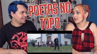 REACT Poetas no Topo 33 Mv Bill Knust Dudu Chris Souto Mc Gali Black Projota CesarMc Kamau [upl. by Thielen]