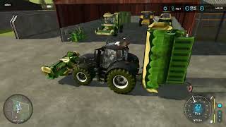 FS22  GRASSLANDS 22 27  KRONE BIG M MOWER MAKES A DEBUT AT THE FARM [upl. by Iow81]