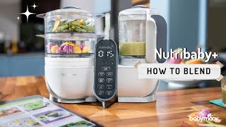 Quick Steps on How To Blend Your Food with Nutribaby by Babymoov [upl. by Bartolomeo]