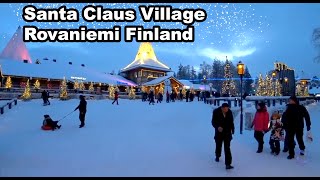 Santa Claus Village in Rovaniemi Finland Lapland [upl. by Adrial]