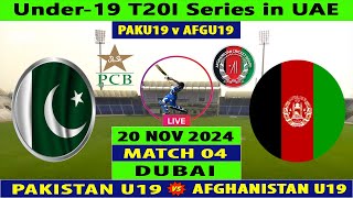 Afghanistan U19 vs Pakistan U19  AFG U19 vs PAK U19  Under19 ODI Tri Series 2024  Cricket Live [upl. by Siulesoj445]