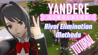 11 Different Rival Elimination Methods  Yandere Simulator [upl. by Ashlan]