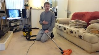 Numatic Henry HVR200A vacuum cleaner with AiroBrush  Review and Demo [upl. by Odnamra]