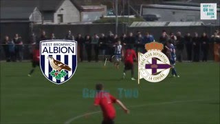 West Brom Albion vs Deportivo de La Coruña  Academy Cup 2016 [upl. by Cadmann]