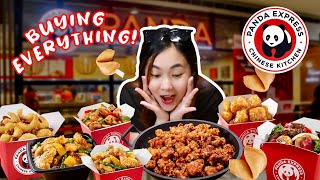 BUYING EVERYTHING IN THE MENU PANDA EXPRESS EDITION [upl. by Seiuqram]