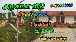 No96 அழகான வீடு நீச்சல் குளம் மற்றும் அழகிய தோட்டம் 110 ஏக்கர் நிலம் விற்பனைக்கு 👉 8428892889 [upl. by Roque501]