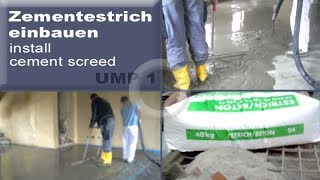 Estrichmaschine Estrichpumpe floor screed machine screed pump floor screed conveyors [upl. by Leesa]