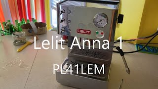 Lelit Anna 1 PL41LEM Espresso Machine security thermostat reset [upl. by Adnesor]