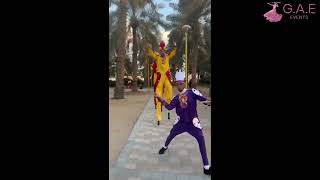 KK  Circus Parade GAE EVENTS  DUBAI [upl. by Ihsakat754]