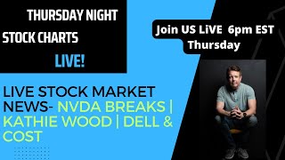 Live Stock Market News NVDA Breaks  Kathie Wood  DELL amp COST [upl. by Naliorf]