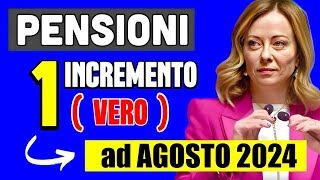 PENSIONI 👉 ECCO IL PROSSIMO quotAUMENTOquot REALE AD AGOSTO DOPO LA 14ESIMA❗️È UFFICIALE 💰 [upl. by Alyahs188]