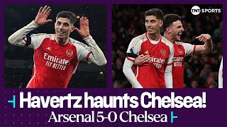 Arsenal 50 Chelsea Kai Havertz haunts former club as Gunners continue title charge 🔴 [upl. by Fitzhugh887]