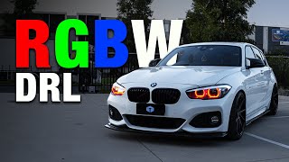 BMW 1Series F20 F21 118i 120i 125i M140i RGBW DRL Mod  Installation Tutorial [upl. by Adnema83]