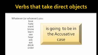 Accusative case in Russian  how to use it [upl. by Stochmal809]