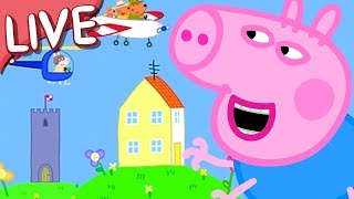 🔴 Giant Peppa Pig and George Pig LIVE FULL EPISODES 24 Hour Livestream [upl. by Adnanref]