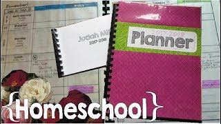 Homeschool Planners ║20172018 │Large Family Homeschool [upl. by Eltsyrc]