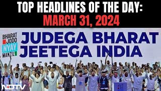 INDIA Blocs Mega Show Of Strength Today  Top Headlines Of The Day March 31 2024 [upl. by Lory172]