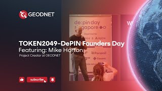 GEODNET at Token2049 Singapore  DePIN Day Highlights [upl. by Buchalter383]