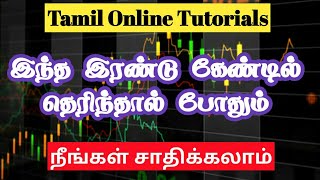 Candlestick Tricks in Tamil  candlestick pattern in tamil  Live market [upl. by Rhiamon]