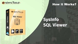 How to Open SQL Database fileMDFNDF Using SysInfo Free SQL file Viewer [upl. by Aarika]