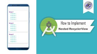 How to Implement Nested RecyclerView in Android Studio  NestedRecyclerView  Android Coding [upl. by Blunk]