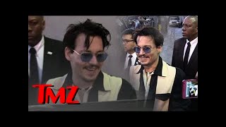 Johnny Depp Disses Doppleganger  TMZ [upl. by Nnayrb]