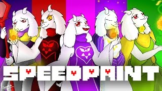 SpeedPaint Alternative Universe Toriel Undertale AUs Part 1 [upl. by Nosral298]