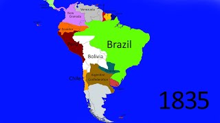 The History of South America Since the Treaty of Tordesillas [upl. by Blase72]