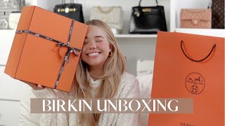 HERMÈS BIRKIN 25 UNBOXING 🍊  WE FOUND IT [upl. by Winfred731]