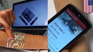 Des étudiants du MIT conçoivent un tatouage intelligent qui contrôle vos gadgets [upl. by Alakim]