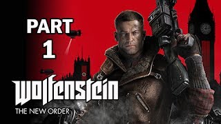 Wolfenstein The New Order Walkthrough Part 1  Deathsheads Compound PS4 Gameplay Commentary [upl. by Darla]