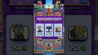 CAN MY SHOP EMOTE GET 3 CROWNS Part 73 clashroyale cr shots supercell gaming clashroyale [upl. by Samuel983]