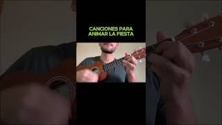 5 CANCIONES para PRINCIPIANTES en UKELELE para ANIMAR LA FIESTA  TUTORIAL CANCIONES FACILES ukelele [upl. by Einalem]