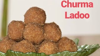 Churma ladooChurma gud ladoo recipe रजिस्थानी चूरमा के लडू आटे से बनाये ये टेस्टी गुजराती लडू [upl. by Salema]