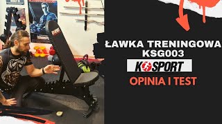 Ławka treningowa KSG003 od ksport5900 opinia i testy [upl. by Nrev]