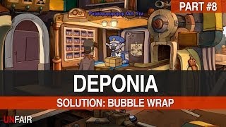 Deponia  Part 8  Solution Bubble Wrap [upl. by Okire]