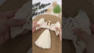 Macrame Christmas Angel For Beginners [upl. by Akili]