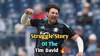 Tim David Biography  Struggle life Of This Player  Cricket Story motivational [upl. by Nihi102]