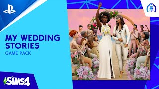 The Sims 4  My Wedding Stories Game Pack Official Reveal Trailer  PS4 [upl. by Alegnasor]