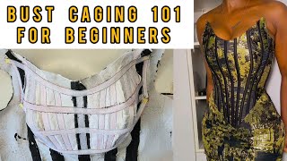 DIY Overbust Corset with Bust Caging StepbyStep Tutorial [upl. by Elehcar]