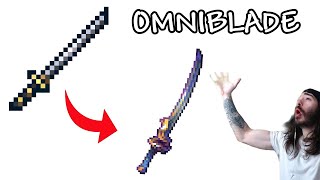 Terraria Katana but BETTER OMNIBLADE From Calamity Mod [upl. by Gussy763]