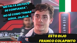 Esto dijo Franco Colapinto Analizó sus primeras 2 prácticas a bordo del FW46 en Monza F1 radio [upl. by Hammer]