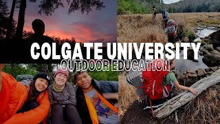 COLGATE UNIVERSITY OUTDOOR EDUCATION  ADK Trip [upl. by Htidirrem]