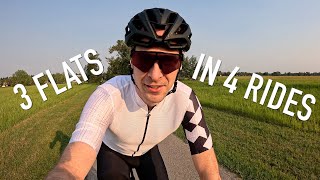 3 Flats in 4 Rides  Ride Vlog [upl. by Elime]