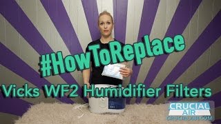 Replace Vicks WF2 Humidifier Filters Part  WF2 [upl. by Henrion]